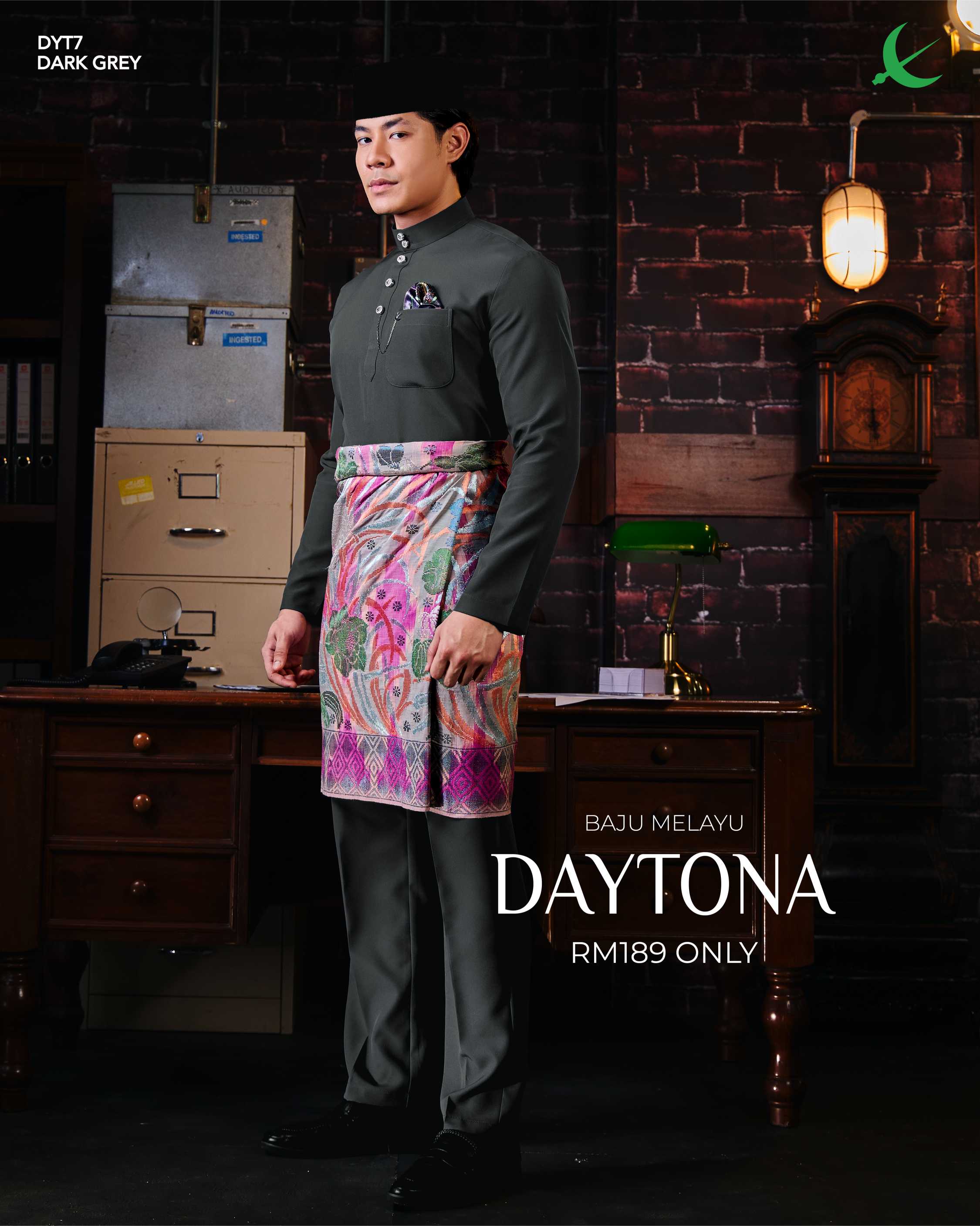 ELRAH EXCLUSIVE 2026 - DAYTONA GREY CATALOGUE [Slim Fit]